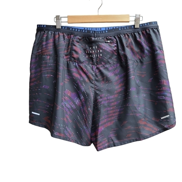 NWT Men's Nike Running Division Multicolor Shorts, DM4767-550, Size XXL - Picture 7 of 14